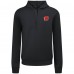 Calgary Flames Levelwear Black Technic Quarter-Zip Pullover Hoodie