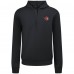 Ottawa Senators Levelwear Black Technic Quarter-Zip Pullover Hoodie