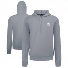 Толстовка Toronto Maple Leafs Levelwear Gray Technic Quarter-Zip