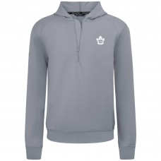 Толстовка Toronto Maple Leafs Levelwear Gray Technic Quarter-Zip