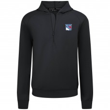 Толстовка New York Rangers Levelwear Black Technic Quarter-Zip