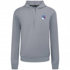 Толстовка New York Rangers Levelwear Gray Technic Quarter-Zip