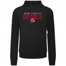 Толстовка New Jersey Devils Levelwear Black Mandate Carve Tri-Blend