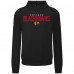 Толстовка Chicago Blackhawks Levelwear Black Mandate Carve Tri-Blend