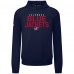Columbus Blue Jackets Levelwear Navy Mandate Carve Tri-Blend Pullover Hoodie