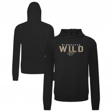 Толстовка Minnesota Wild Levelwear Black Mandate Carve Tri-Blend