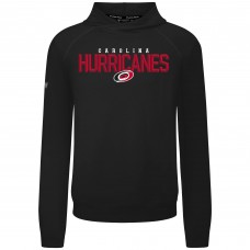 Толстовка Carolina Hurricanes Levelwear Black Mandate Carve Tri-Blend