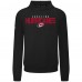 Толстовка Carolina Hurricanes Levelwear Black Mandate Carve Tri-Blend