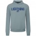 Толстовка Tampa Bay Lightning Levelwear Gray Mandate Carve Tri-Blend