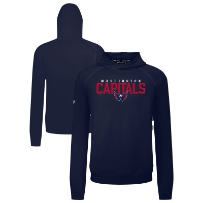 Толстовка Washington Capitals Levelwear Navy Mandate Carve Tri-Blend