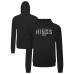 Los Angeles Kings Levelwear Black Mandate Carve Tri-Blend Pullover Hoodie