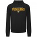 Толстовка Pittsburgh Penguins Levelwear Black Mandate Carve Tri-Blend