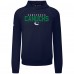 Vancouver Canucks Levelwear Blue Mandate Carve Tri-Blend Pullover Hoodie