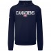 Толстовка Montreal Canadiens Levelwear Navy Mandate Carve Tri-Blend