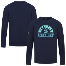 Seattle Kraken Levelwear Deep Sea Blue Mandate Banner Arch Pullover