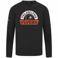 Philadelphia Flyers Levelwear Black Mandate Banner Arch Pullover
