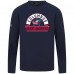 Columbus Blue Jackets Levelwear Navy Mandate Banner Arch Pullover