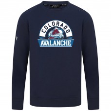 Colorado Avalanche Levelwear Navy Mandate Banner Arch Pullover