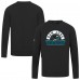 San Jose Sharks Levelwear Black Mandate Banner Arch Pullover San Jose Sharks Levelwear Black Mandate Banner Arch Pullover