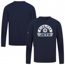 Winnipeg Jets Levelwear Navy Mandate Banner Arch Pullover Winnipeg Jets Levelwear Navy Mandate Banner Arch Pullover