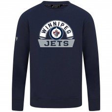 Winnipeg Jets Levelwear Navy Mandate Banner Arch Pullover Winnipeg Jets Levelwear Navy Mandate Banner Arch Pullover