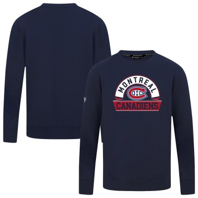 Montreal Canadiens Levelwear Navy Mandate Banner Arch Pullover