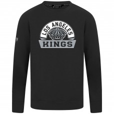 Los Angeles Kings Levelwear Black Mandate Banner Arch Pullover