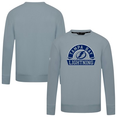 Tampa Bay Lightning Levelwear Gray Mandate Banner Arch Pullover