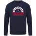 Washington Capitals Levelwear Navy Mandate Banner Arch Pullover