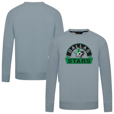 Dallas Stars Levelwear Gray Mandate Banner Arch Pullover