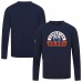 Edmonton Oilers Levelwear Navy Mandate Banner Arch Pullover