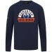 Edmonton Oilers Levelwear Navy Mandate Banner Arch Pullover