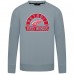 Detroit Red Wings Levelwear Gray Mandate Banner Arch Pullover