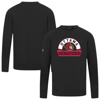 Ottawa Senators Levelwear Black Mandate Banner Arch Pullover
