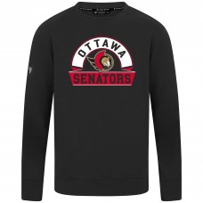 Ottawa Senators Levelwear Black Mandate Banner Arch Pullover