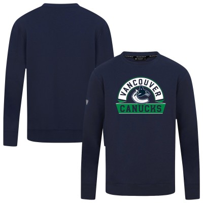 Vancouver Canucks Levelwear Blue Mandate Banner Arch Pullover
