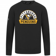Pittsburgh Penguins Levelwear Black Mandate Banner Arch Pullover Pittsburgh Penguins Levelwear Black Mandate Banner Arch Pullover