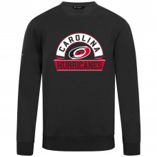 Carolina Hurricanes Levelwear Black Zane Banner Arch Pullover Sweatshirt