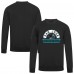 San Jose Sharks Levelwear Black Zane Banner Arch Pullover Sweatshirt San Jose Sharks Levelwear Black Zane Banner Arch Pullover Sweatshirt
