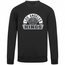 Los Angeles Kings Levelwear Black Zane Banner Arch Pullover Sweatshirt
