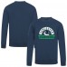 Vancouver Canucks Levelwear Navy Zane Banner Arch Pullover Sweatshirt