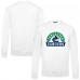 Vancouver Canucks Levelwear White Zane Banner Arch Pullover Sweatshirt