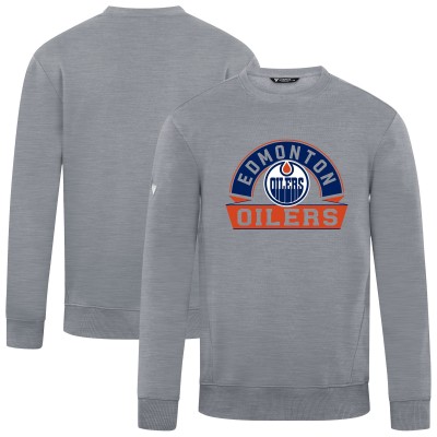 Кофта Edmonton Oilers Levelwear Gray Zane Banner Arch
