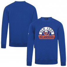 New York Islanders Levelwear Royal Zane Banner Arch Pullover Sweatshirt