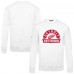Detroit Red Wings Levelwear White Zane Banner Arch Pullover Sweatshirt