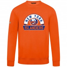 New York Islanders Levelwear Orange Zane Banner Arch Pullover Sweatshirt