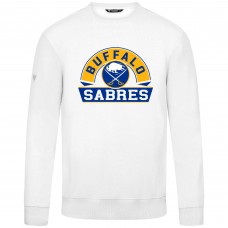 Buffalo Sabres Levelwear White Zane Banner Arch Pullover Sweatshirt Buffalo Sabres Levelwear White Zane Banner Arch Pullover Sweatshirt