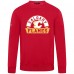 Calgary Flames Levelwear Red Zane Banner Arch Pullover Sweatshirt