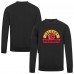 Calgary Flames Levelwear Black Zane Banner Arch Pullover Sweatshirt