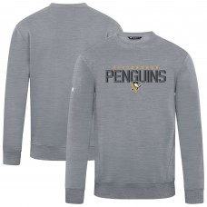 Pittsburgh Penguins Levelwear Gray Zane Carve Pullover Sweatshirt